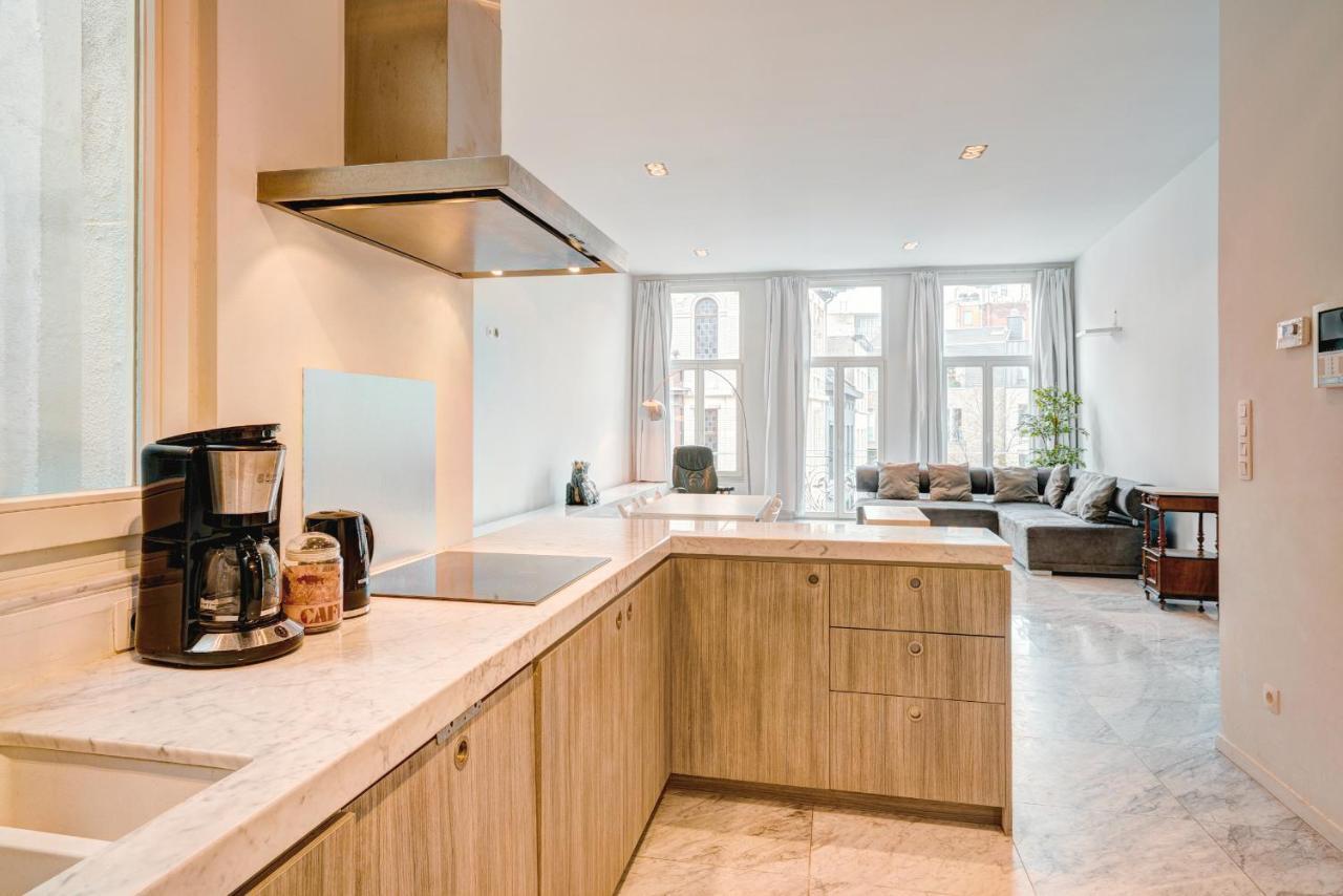 Three Bedroom Marble Apartment In The Heart Of Antverpy Exteriér fotografie